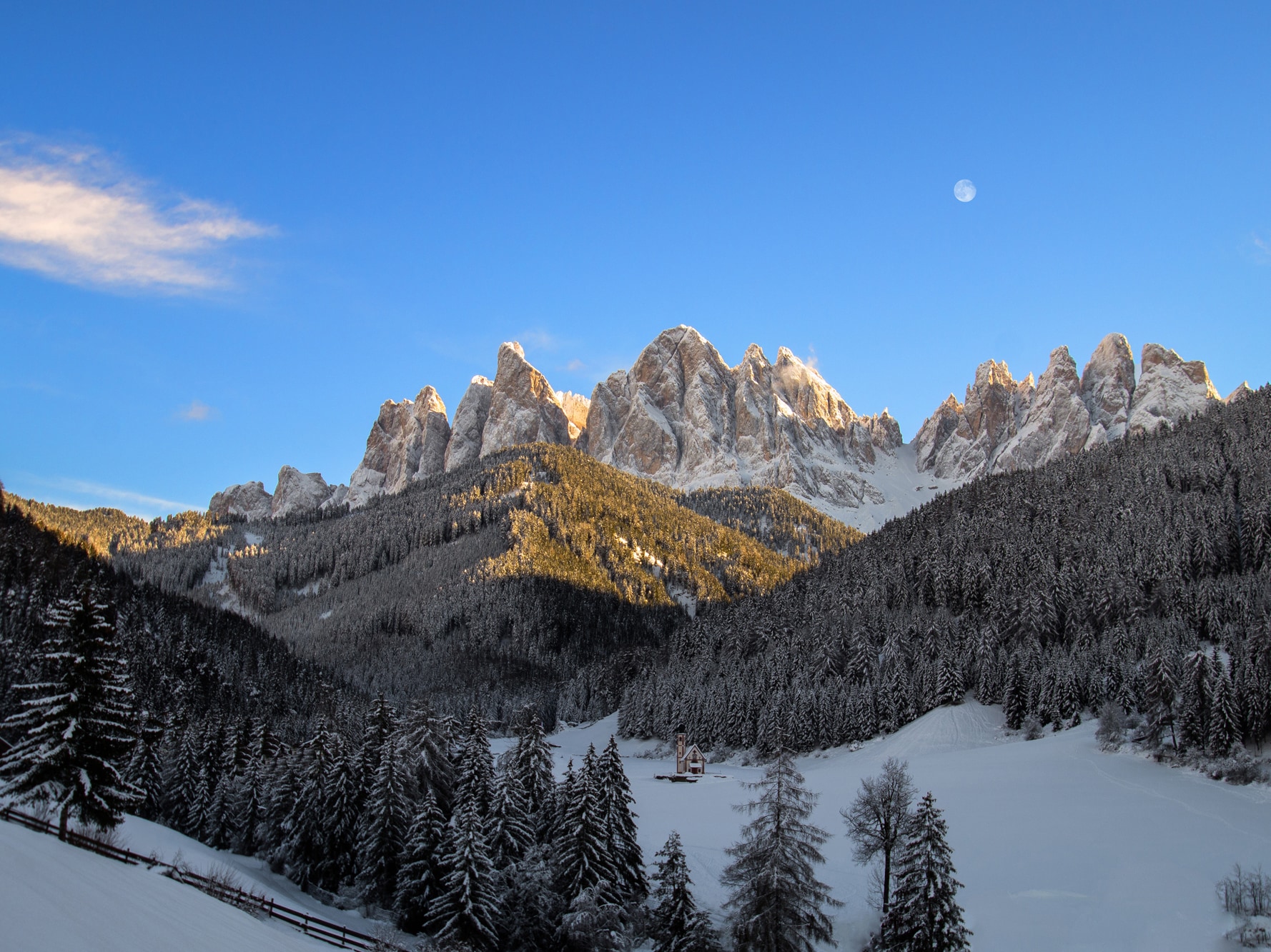 Waldschenke im Winter – Landschaft